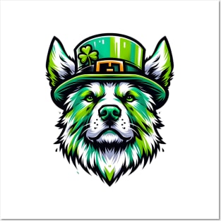 Tornjak Dog Celebrating St Patrick's Day in Style Posters and Art